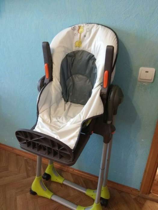 Стульчик для кормления chicco polly 2 in 1