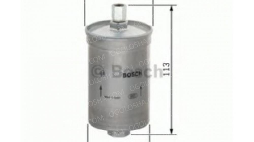 BOSCH (LV) F0124 H=113mm Фильтр топливный LADA 1, 3-1, 7i 95-