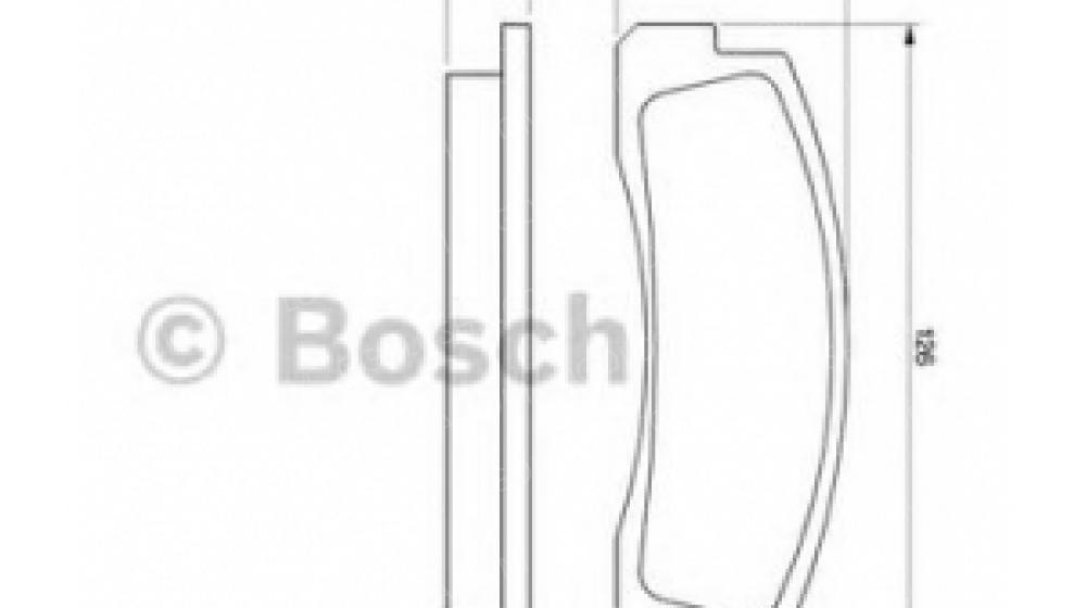 BOSCH (LV) Тормозные колодки перед. VAZ 2121 Niva