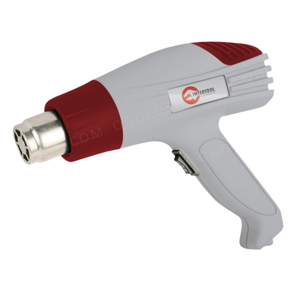 Фен технический 2000Вт, 2 режима, 400-600С, 300-500л INTERTOOL DT-2416