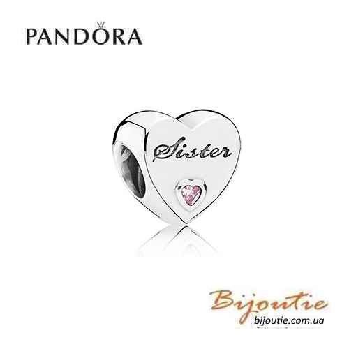 PANDORA шарм ― ЛЮБОВЬ СЕСТРЫ 791946РCZ Оригинал Пандора