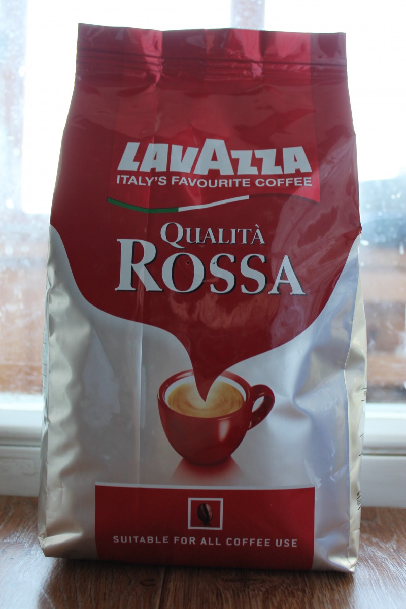 Lavazza Qualita Rossa, зерно.