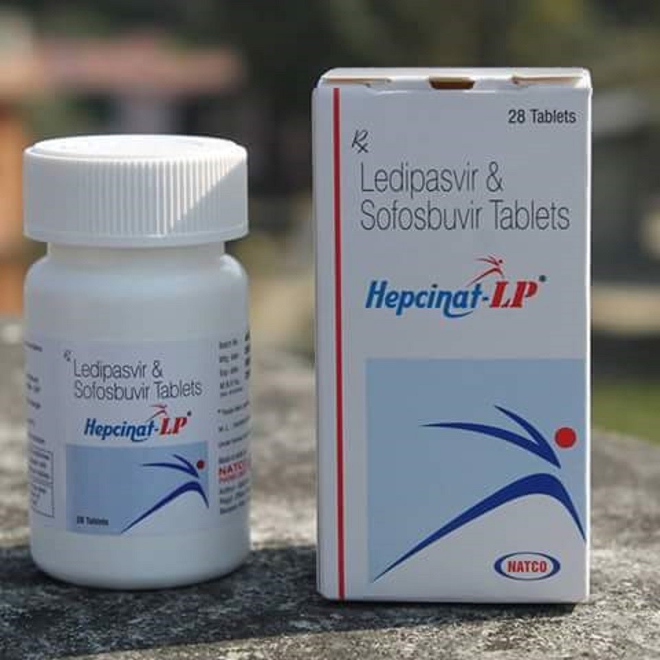 Купите Хепцинат ЛП (Hepcinat LP) софосбувир 400 мг+ ледипасвир 90 мг