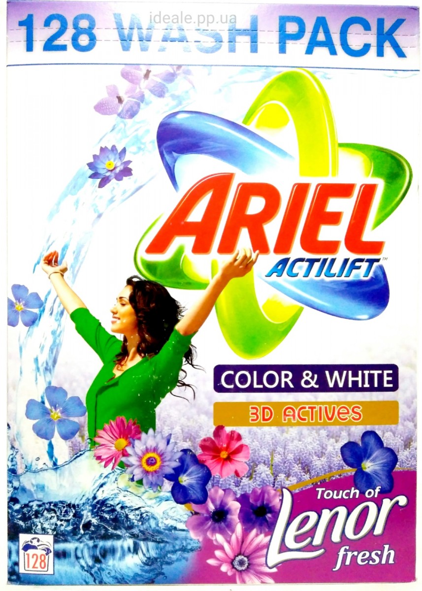 Стиральный порошок Ariel Actilift Lenor Color & White 10кг