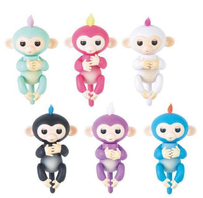 Интерактивная игрушка обезьянка Fingerlings Baby Monkey OR