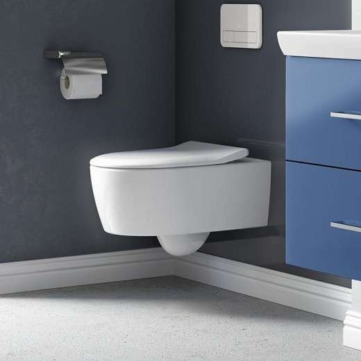 Унитаз подвесной с крышкой Soft Close Villeroy&Boch AVENTO скидка60%