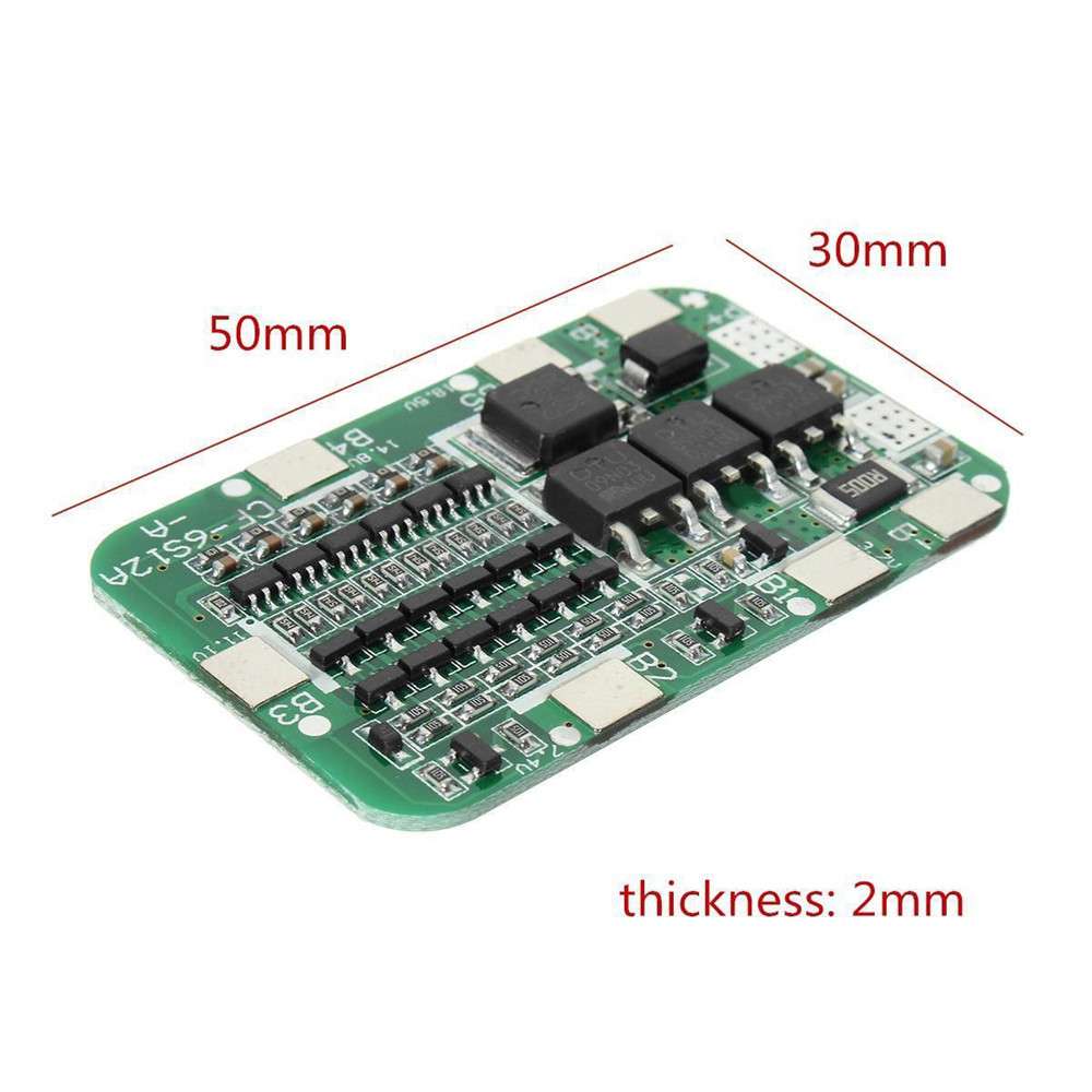 BMS 6S 25А 25.5V Контроллер заряда разряда плата защиты Li-Ion аккумул