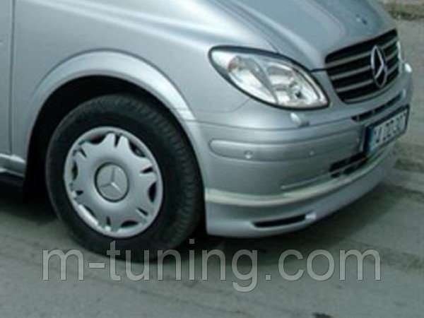 Накладка переднего бампер губа обвес Mercedes Vito W639 Мерседес Вито