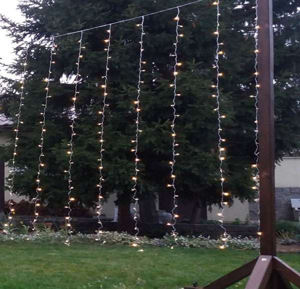 Светодиодные LED гирлянды шторы 3х3 м, аренда
