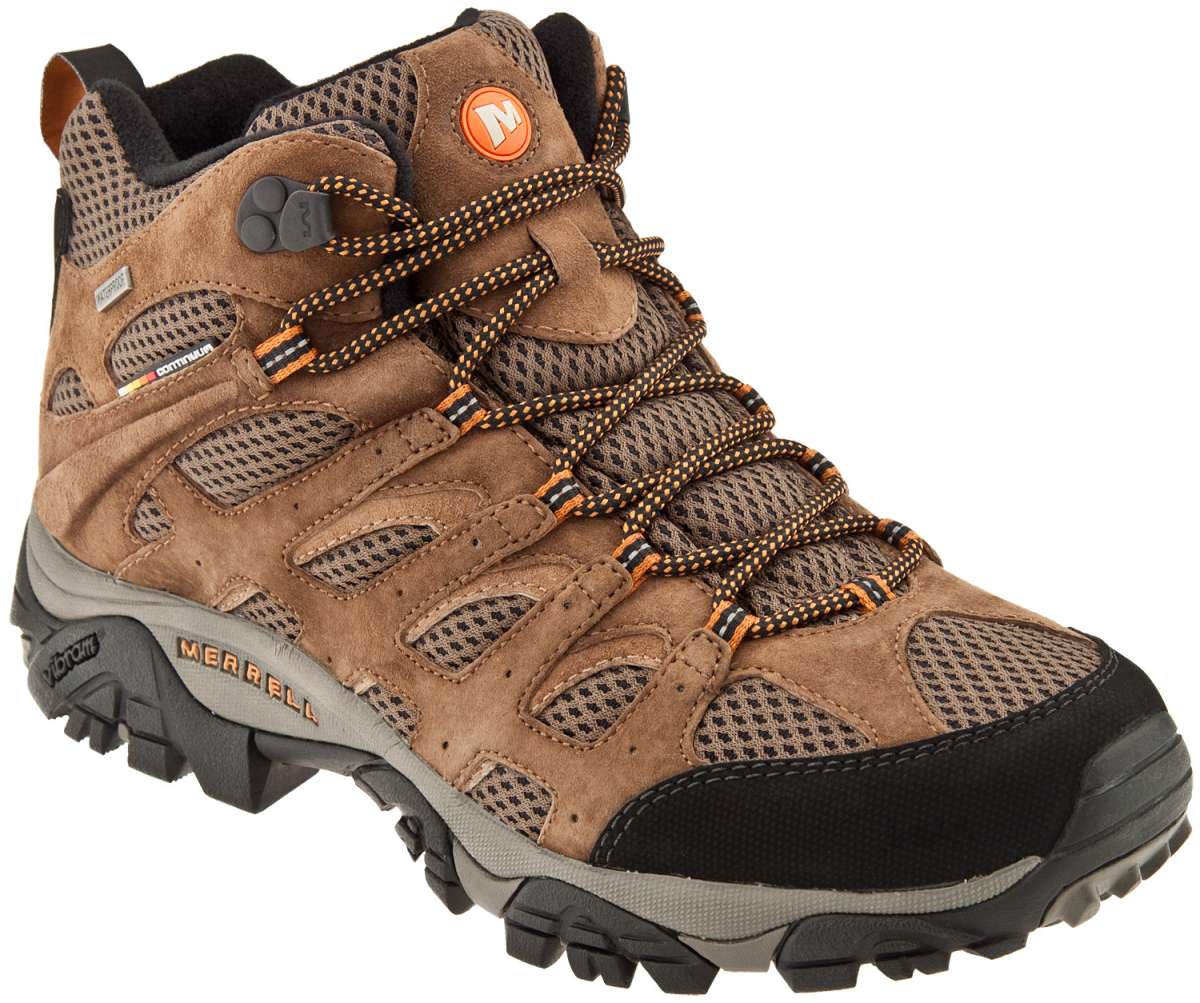 Merrell. Водонепроницаемые кожаные ботинки. Стелька 25.5см.Waterproof