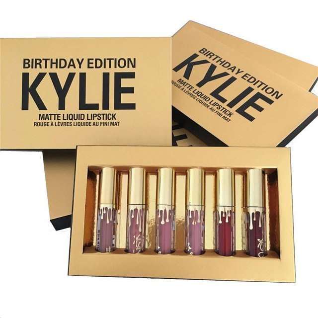 Набор матовых помад Kylie (Кайли) Birthday Edition 6в1, D