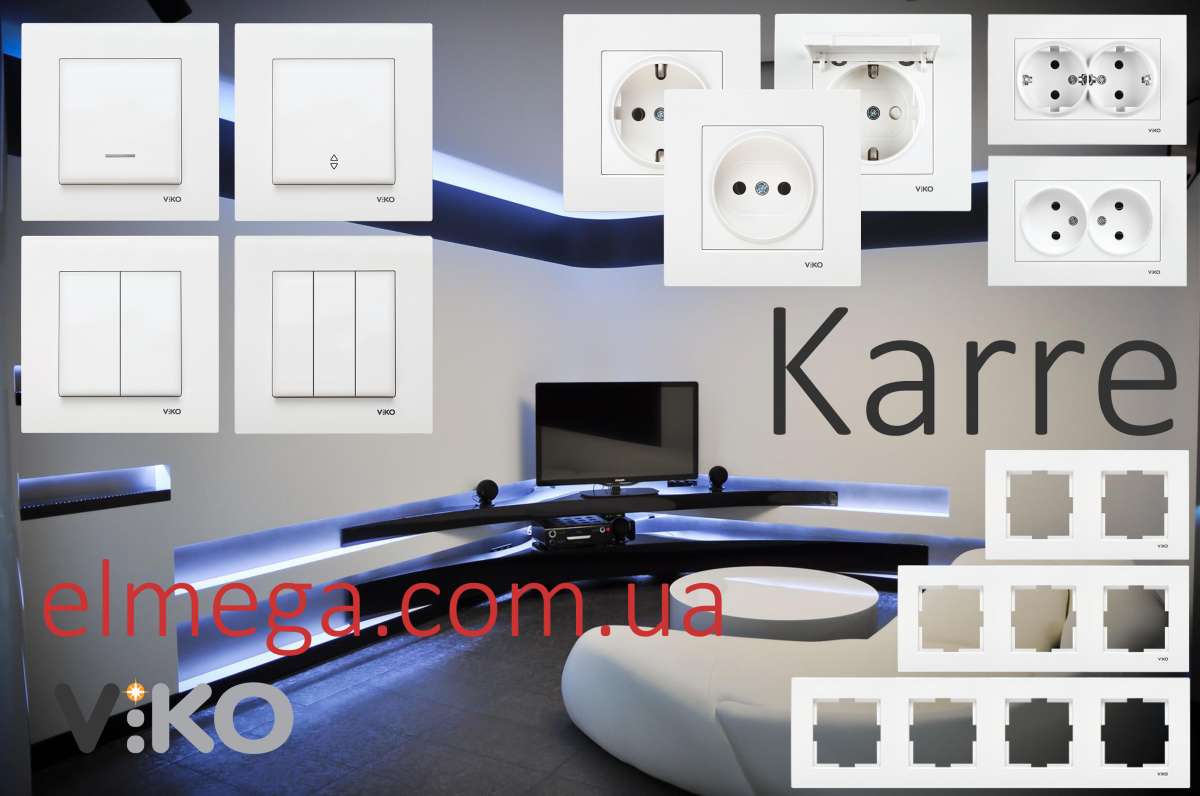 Розетки и выключатели Viko