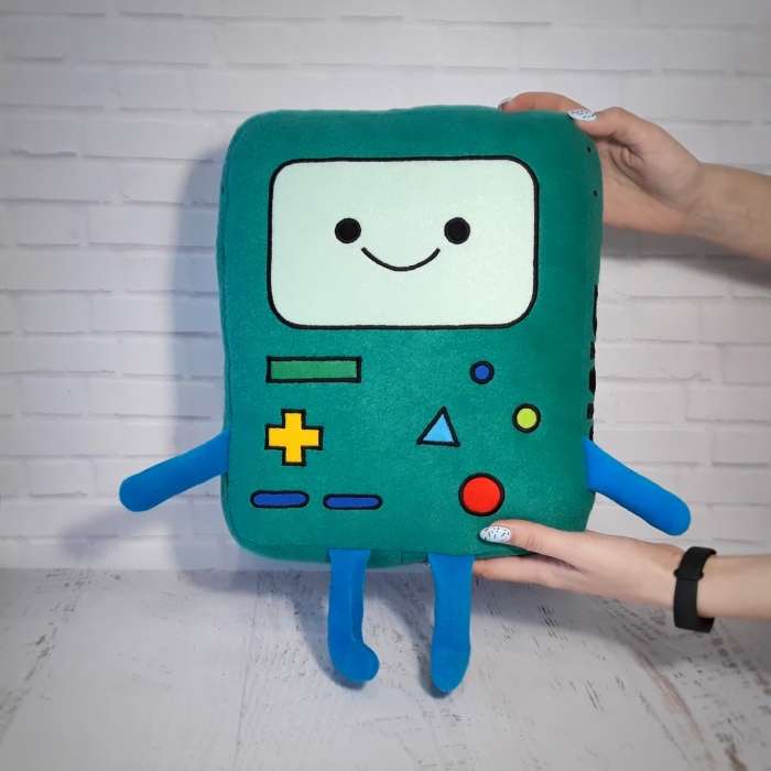 БиМО, BMO, БМО Время приключений, мягкая игрушка подушка