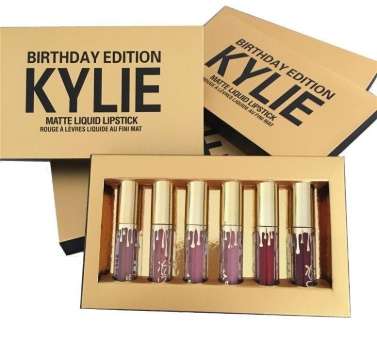 ОПТОМ Наборы из 6 матовых жидких губных помад Kylie Birthday Edition