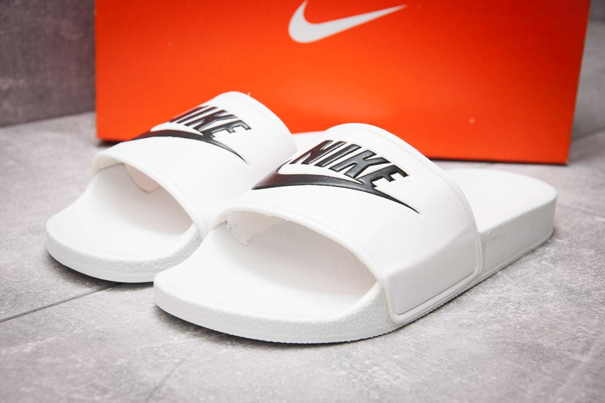 Шлепанцы мужские Nike FlipFlops, белые (13541), р. 41 - 44