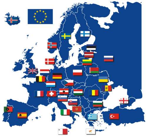 Працевлаштування у різних країнах Європи
