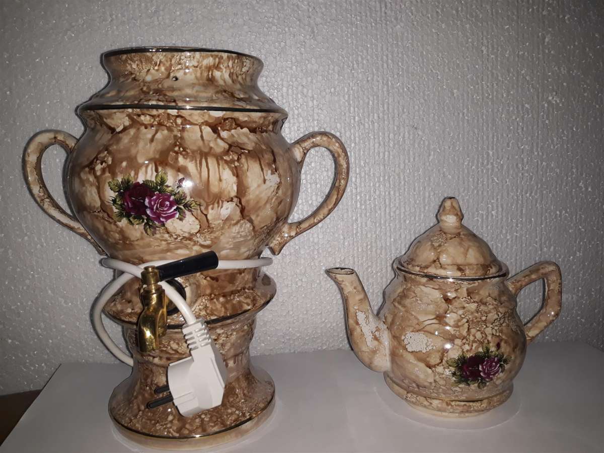 Самовар электрический с чайником Турция