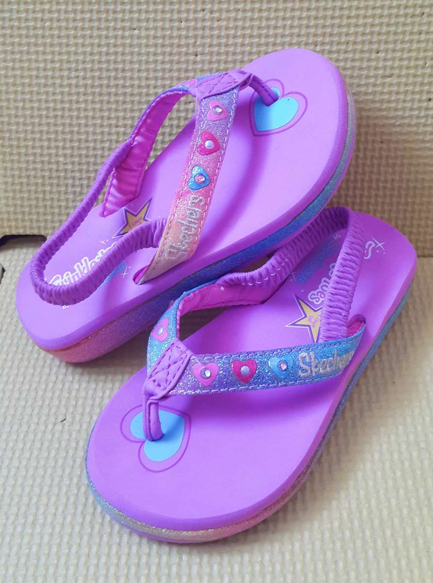 Вьетнамки skechers с мигалками 26 р.