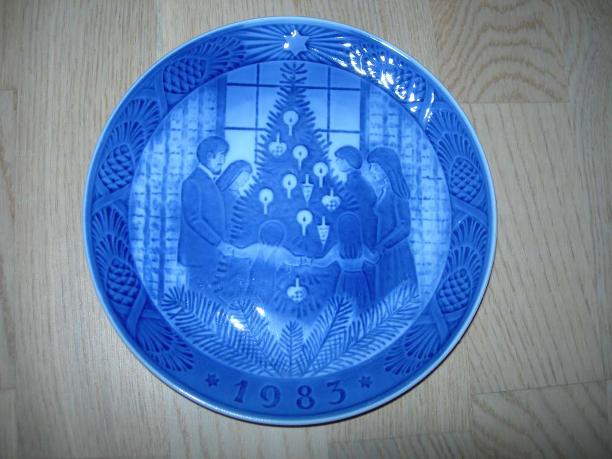 Тарелка, Рождественская елка, Роял Копенгаген, Дания, 1983 год
