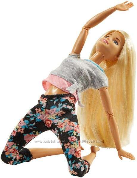 Кукла Барби Йога Блондинка Barbie Made To Move Doll, Blonde