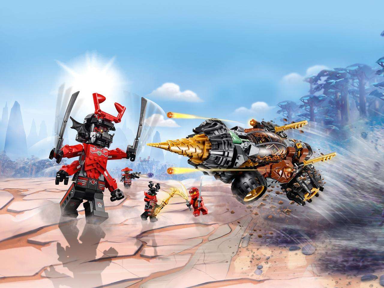 Конструктор LEGO Ninjago. Земляной бур Коула