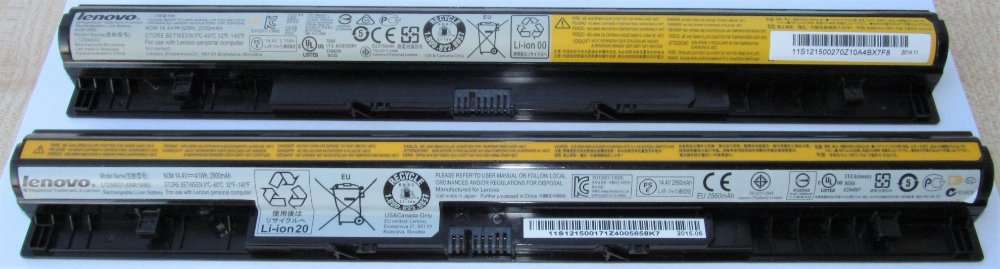 Аккумуляторная батарея ноутбука Lenovo L12M4A02 L12S4E01 14.4V 2200mA
