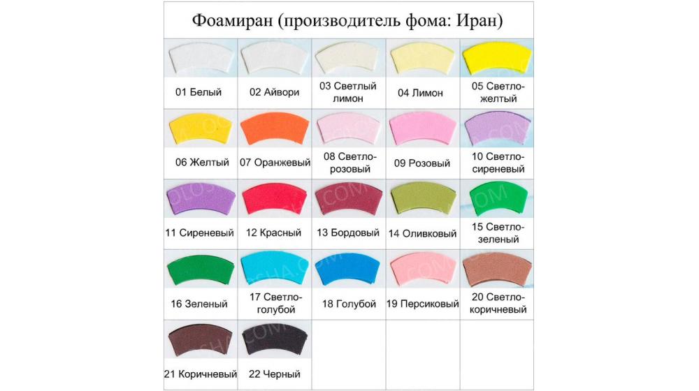 Фоамиран (ФОМ) иранский, 60*70