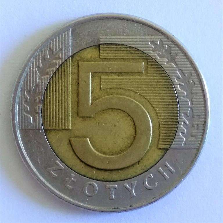 5 злотых 1996 года, Польша