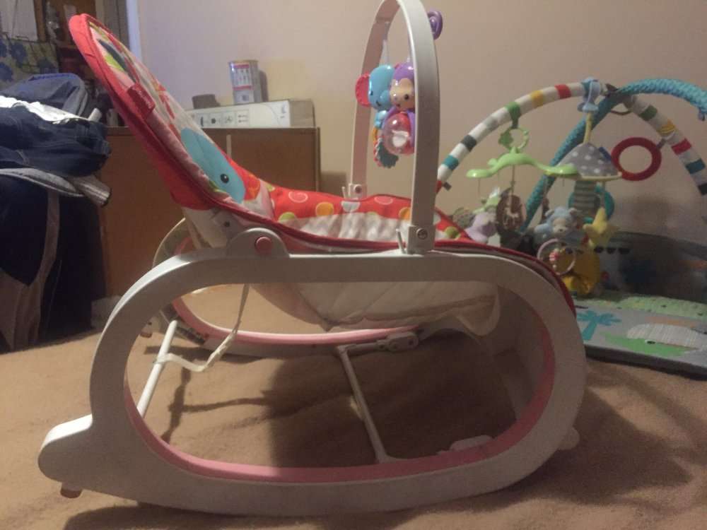 Шезлонг качалка Fisher price c 0