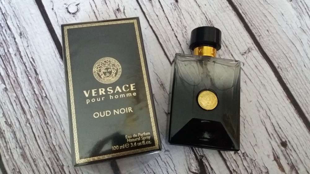 Мужские духи versace pour homme oud noir