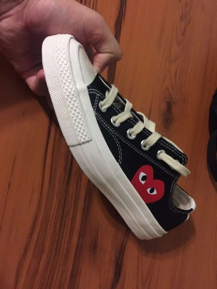 Кеды Converse Comme Des Garcons чёрные низкие