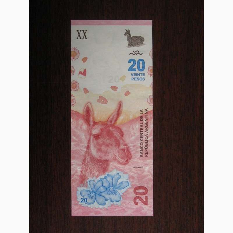 20 песо Аргентины 2017, UNC
