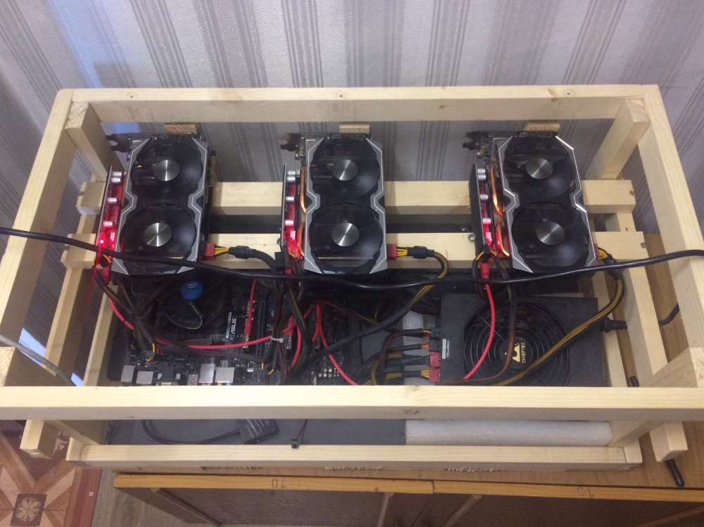 Риг Ферма zotac 1070 mini майнинг