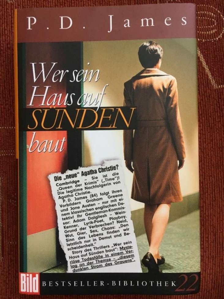 P.D. James, Wer sein Haus auf Sünden baut (німецькою мовою)