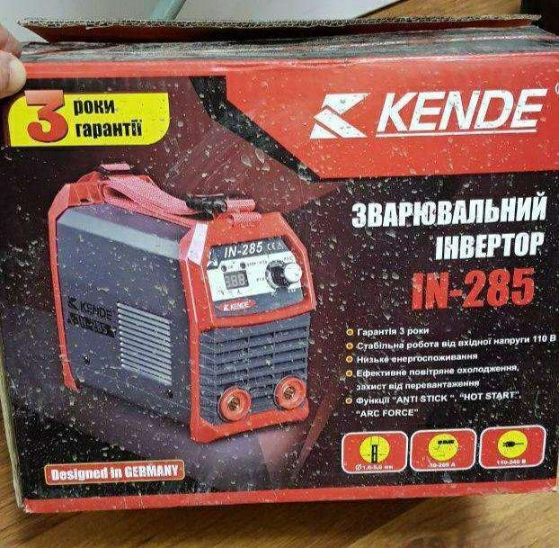Сварочный инвертор Kende IN 285 новый Гарантия - 36 мес