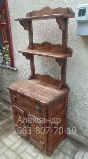 Деревянный буфет под старину
