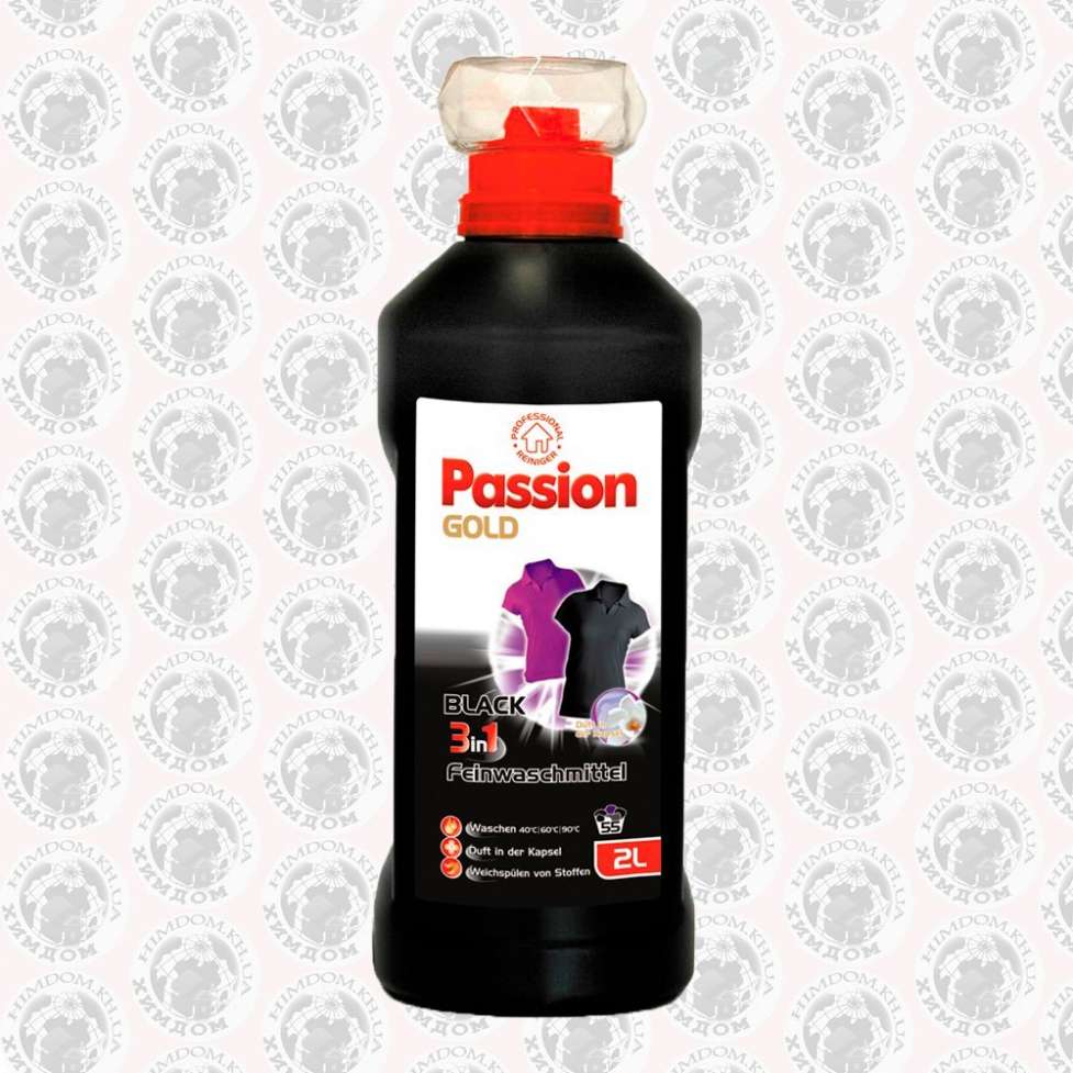 Гель для стирки Passion Gold 3в1 black 2л