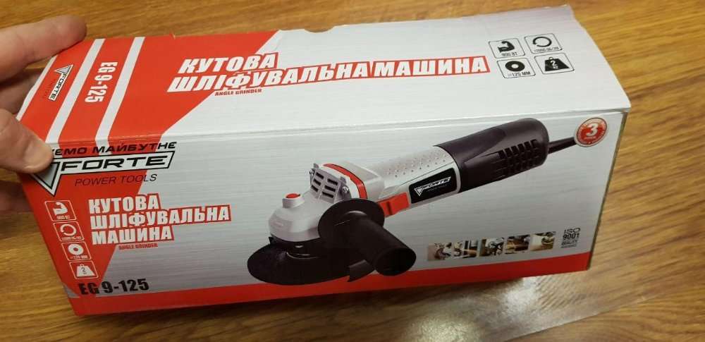 Болгарка (угловая шлифмашина) EG 9-125 Forte Гарантия 3 года!!